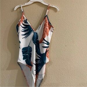 Tropical Print One Piece bodysuit